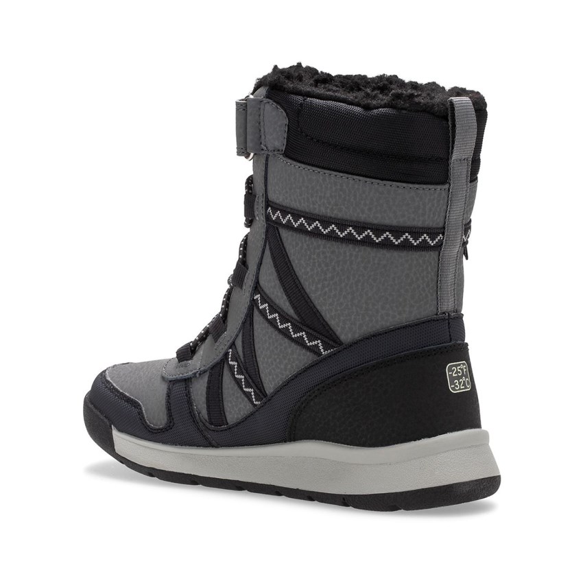 Bottes Merrell Snow Crush 2.0 Waterproof Grise/Noir Enfant | G.V.LTYR